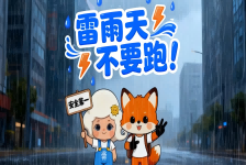 雷雨天不要跑